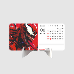 SUPER VILLAIN Premium Table Desk Calendar