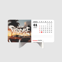 Car Collection Premium Table Desk Calendar