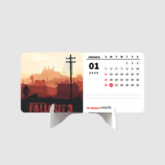 HUNTING Premium Table Desk Calendar