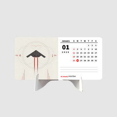 Air FIGHTER PLANE Beast Premium Table Desk Calendar