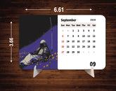 Samurai Standing Premium Table Desk Calendar – 2026