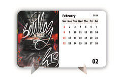 Super Car Collection Premium Table Desk Calendar – 2026