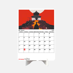 Last Samurai Premium Table Desk Calendar