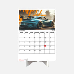 SUPER Car Premium Table Desk Calendar