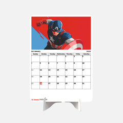 SUPER MAN Premium Table Desk Calendar