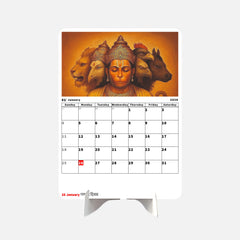 Bajrang Bali Premium Table Desk Calendar