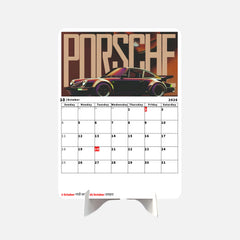 Luxury Car Collection Premium Table Desk Calendar