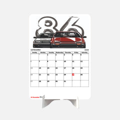 Shelby Mustang Premium Table Desk Calendar