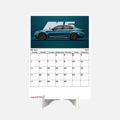 Car Premium Table Desk Calendar