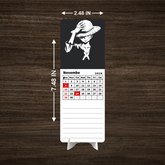 Dark One Piece D Luffy Premium Table Desk Calendar