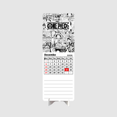 Dark One Piece D Luffy Premium Table Desk Calendar