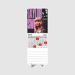 WORLD POP Singers Premium Table Desk Calendar
