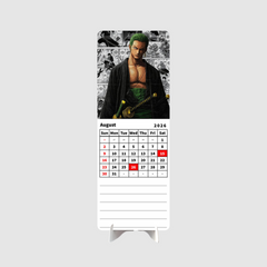 Wano Arc Zoro Premium Table Desk Calendar