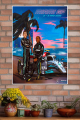 2022 Miami Grand Prix Poster| Games Posters