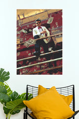 Good Bad Ugly Money Scene Poster – Stylish Retro Movie Wall Art (Tollywood Poster)