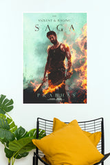 Salaar "The Violent & Raging Saga" Prabhas Paper Poster (Tollywood Poster)