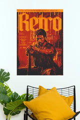 Retro Suriya 44 Movie Poster – Karthik Subbaraj Comic Book Style Paper Print (Tollywood Poster)