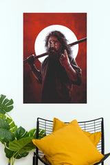 Kamal Haasan Thug Life The Red Oath Paper Poster (Tollywood Poster)