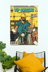VIP Origins Raghuvaran Rises Comic Style Wall Poster (Tollywood Poster)