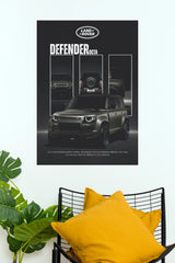 2026 Land Rover Defender Octa Multi-Panel Specs Poster (Car Posters)