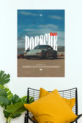 2026 Porsche 911 Coastal Scenic Sports Car Poster (Car Posters)