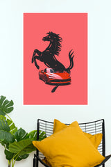 Ferrari SF90 Stradale Prancing Horse Supercar Paper Poster (Car Posters)
