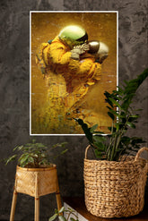 2 Astronaut Kissing Poster | Astronaut Posters