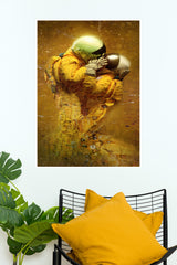 2 Astronaut Kissing Poster | Astronaut Posters