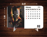 SUPER STRONG ANIMES Premium Table Desk Calendar – 2026