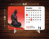Last Samurai Standing Premium Table Desk Calendar – 2026
