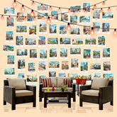 Piece Retro Travel Wall Art Collection | Super 60 Posters Set