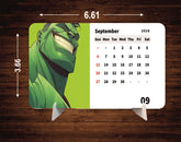 SUPER HERO Premium Table Desk Calendar – 2026