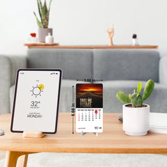 Positive Lines Premium Table Desk Calendar – 2026