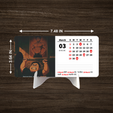 Bodybuilding Premium Table Desk Calendar