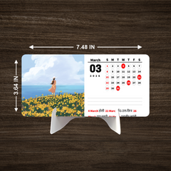 Nature View Premium Table Desk Calendar