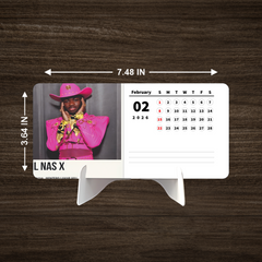 International POP Singers Premium Table Desk Calendar