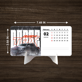 Luxury Car Premium Table Desk Calendar