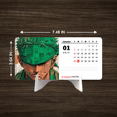 Wano Arc Zoro Premium Table Desk Calendar