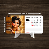 Little Cute Krishn Premium Table Desk Calendar