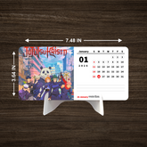 Gojo and Yuji Premium Table Desk Calendar