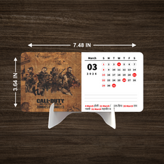 Call of Duty Modern Warfare Premium Table Desk Calendar