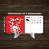 FOOTALL MAN Premium Table Desk Calendar