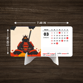 Legend Samurai Premium Table Desk Calendar