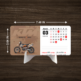 Limitless DREAM BIKE Premium Table Desk Calendar