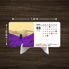 Standing Premium Table Desk Calendar