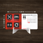 Motivational Quotes for Success Premium Table Desk Calendar