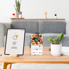 Radha Krishna Premium Table Desk Calendar – 2026