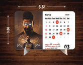 King Virat Kohli Premium Table Desk Calendar – 2026