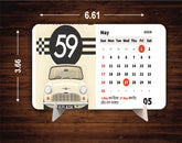 Shelby Mustang Premium Table Desk Calendar – 2026