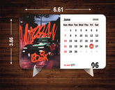 Luxury Car Collection Premium Table Desk Calendar – 2026